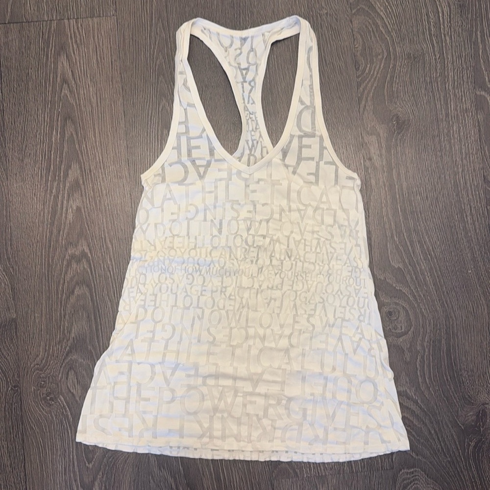 Discontinued lululemon tank top